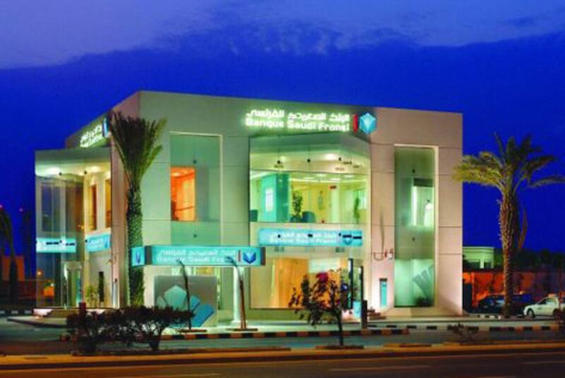 Banque Saudi Fransi's total operating income increased 7.3 per cent. Photo: Banque Saudi Fransi