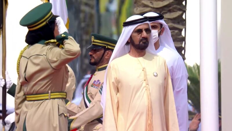 Sheikh Mohammed bin Rashid and Sheikh Hamdan bin Mohammed.