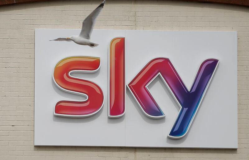 (FILES) This file photo taken on March 17, 2017 shows a Sky logo is pictured outside pay-TV giant Sky Plc's headquarters in Isleworth, west London on March 17, 2017.
Britain's competition regulator provisionally ruled on January 23, 2018 that a planned takeover of pan-European satellite TV giant Sky by Rupert Murdoch's 21st Century Fox entertainment group was "not in the public interest".  / AFP PHOTO / Daniel LEAL-OLIVAS