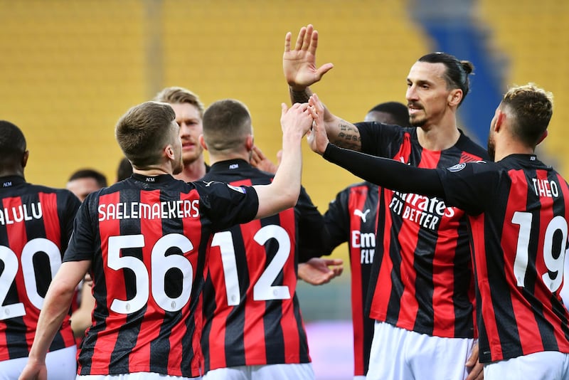 With Zlatan Ibrahimovic, Milan are in the running for a return to the Champions League for the first time since 2014. Reuters