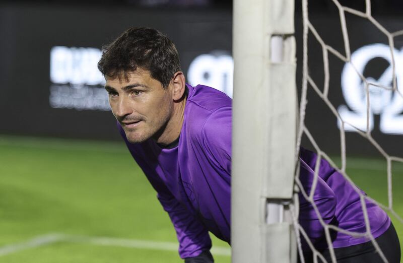 Former Spain and Real Madrid goalkeeper Iker Casillas. AFP