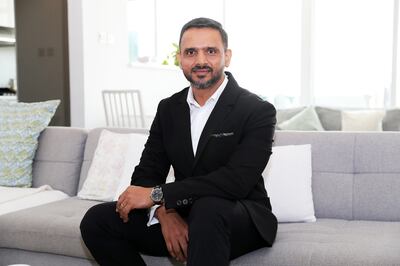 Stephen Kishore earns rental income from Dubai and India, and also invests in real estate investment trusts in the US. Pawan Singh / The National