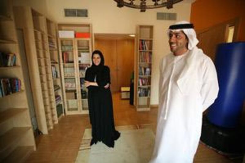 Asma al Shamsy and Saeed Ghanim say they try to make time each day to read a book.