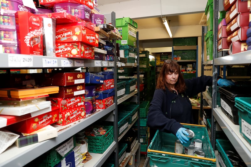 A sharp increase in use of food banks is one symptom of Britain's cost of living crisis which has slowed its economic recovery from pandemic. Reuters