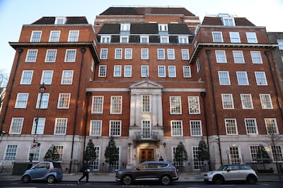 The London Clinic where Britain's King Charles has received treatment for an enlarged prostate. Reuters 