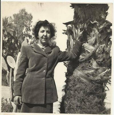 Naziha Selim in Baghdad in the early 1950s. Photo: Faisel Laibi Sahi