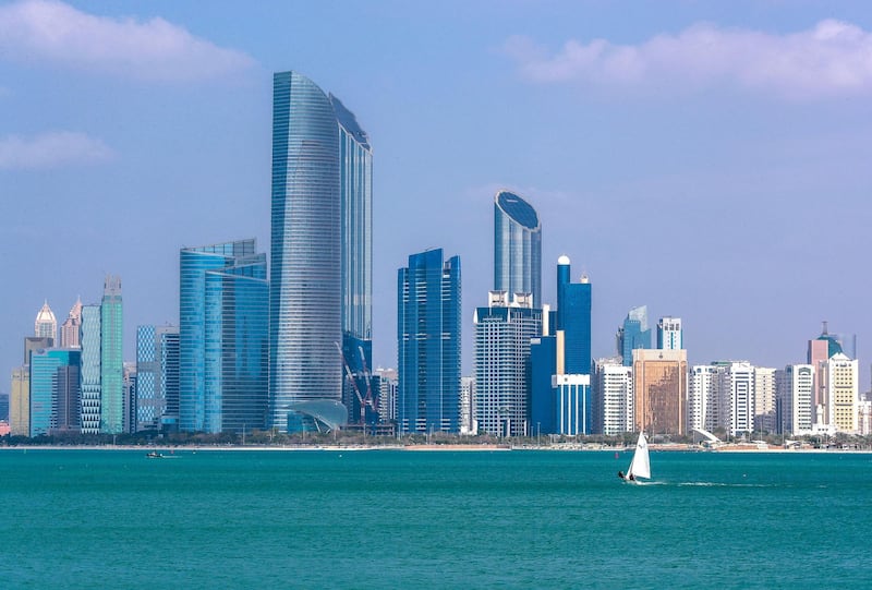 Abu Dhabi, U.A.E., February 12, 2019. Sunny but chilly weather at the Corniche.
-- (Probable Big Picture) Watersports enthusiasts enjoy the beautiful weather.
Victor Besa/The National
Section:  NA
Reporter:   Mustafa AlRawi