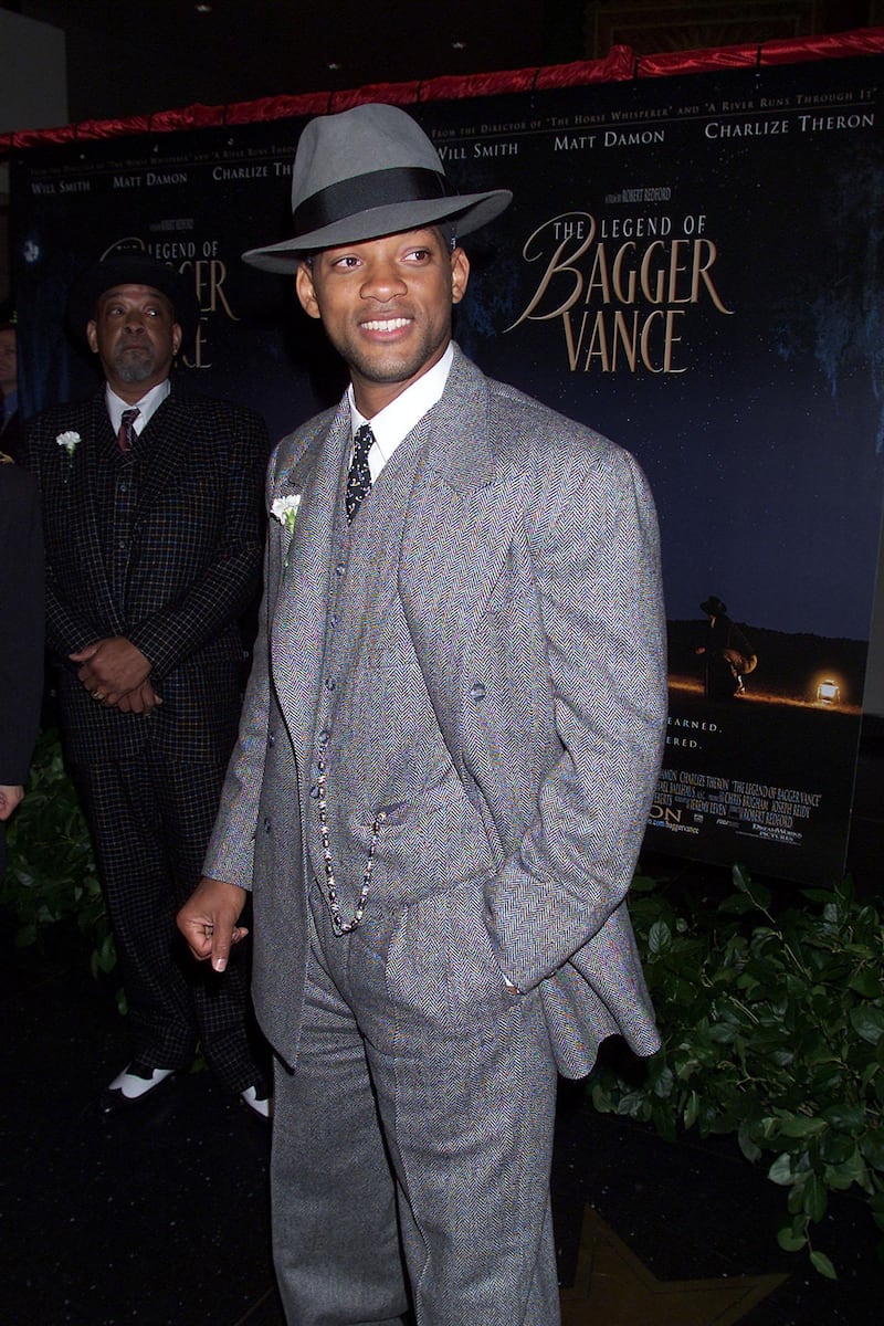 Will Smith at the premiere of The Legend of Bagger Vance in New York.  10/29/00   ( Photo:Scott Gries/Getty Images)