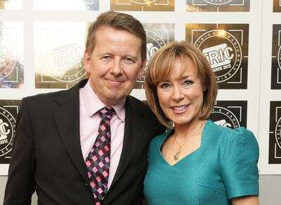 Bill Turnbull with his longest-serving co-host, Sian Williams, pictured in 2012. PA