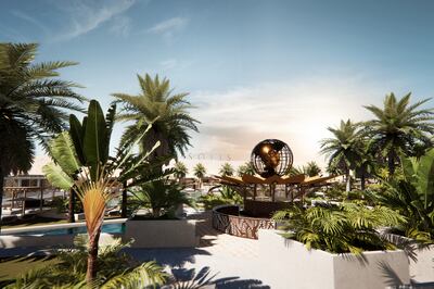 Poolside vibes await at Terra Solis in Dubai. Photo: Tomorrowland