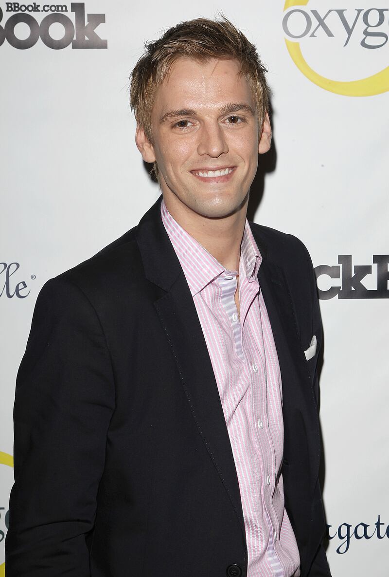 Aaron Carter at Fashion's Night Out - Hollywood Unzipped Party in 2012. AP