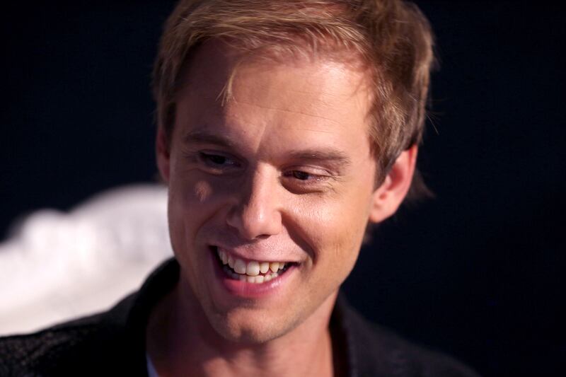 Armin Van Buuren said it was "a big honour to be asked to play the Formula One."  Delores Johnson / The National 