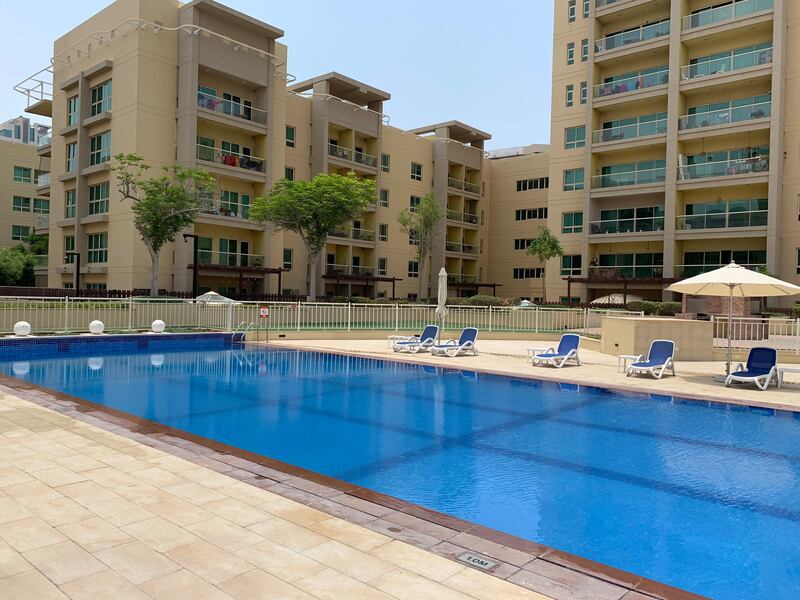A spacious courtyard and swimming pool are other attractions for owners and tenants. 

