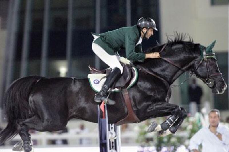 Khaled Al Eid, the Saudi Arabia rider, won the silver medal at the GCT at Al Forsan International Sports Resort last month.