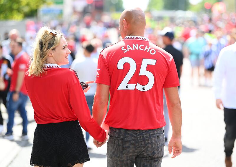 Manchester United at Old Trafford on Sunday. Getty