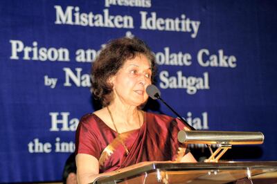 Author Nayantara Sahgal is not afraid to speak out for what she believes in, even at age 91. Wikimedia Commons