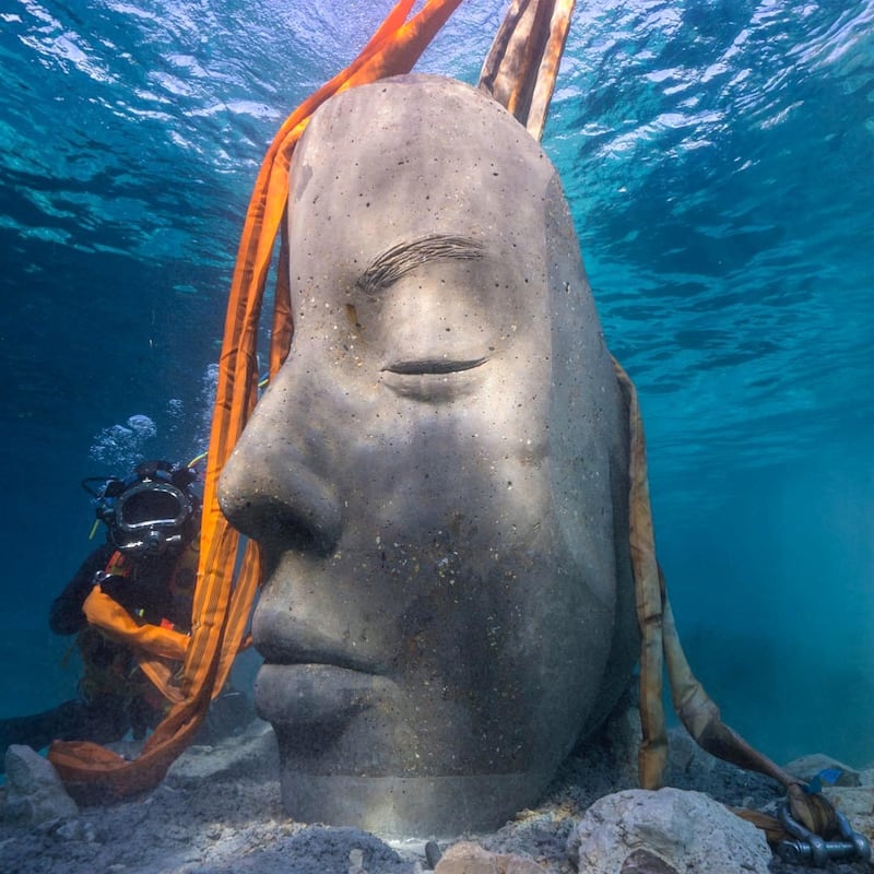 Cannes is now home to a new underwater museum featuring six giant stone sculptures by internationally renowned artist Jason deCaires Taylor. 