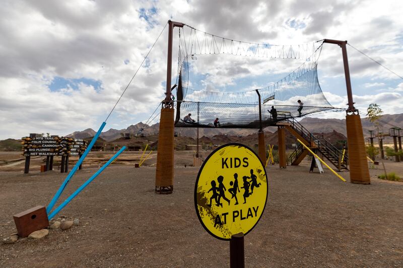 Hatta, United Arab Emirates - February 06, 2019: General View of Hatta Wadi Hub. Wednesday the 6th of February 2019 in Hatta. Chris Whiteoak / The National