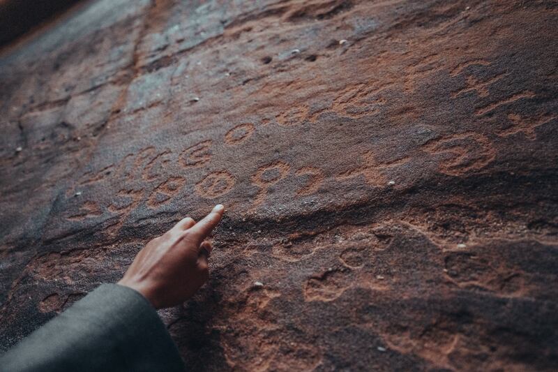 Thousands of inscriptions have been found etched on stone in Neom, giving an insight into the linguistic diversity and richness of ancient Arabia

