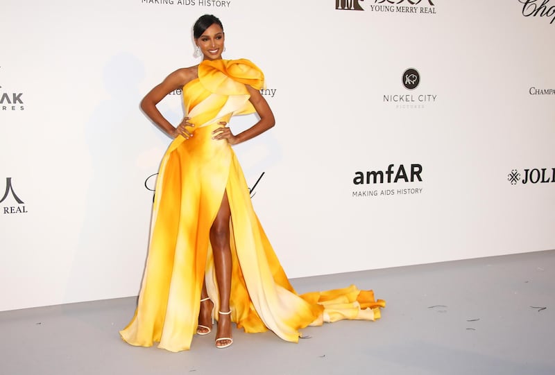 Jasmine Tookes is sunny in Georges Chakra. Photo: AP