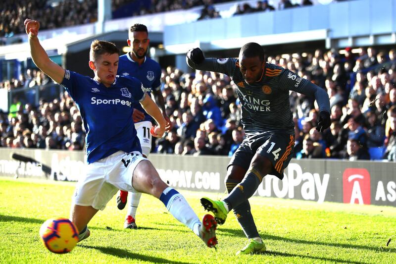 Right-back: Ricardo Pereira (Leicester City) – Scored a superb goal against Manchester City, assisted Jamie Vardy’s winner at Everton and excelled as Leicester took nine points. Getty