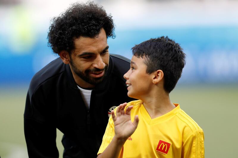 Egypt's Mohamed Salah before the match against Saudi Arabia. Darren Staples / Reuters