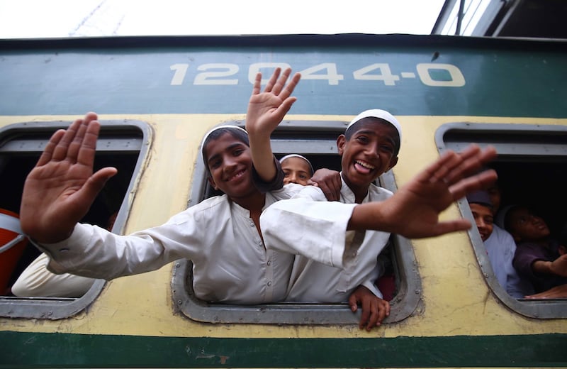 Excitement is building for Eid Al Fitr in Karachi. EPA