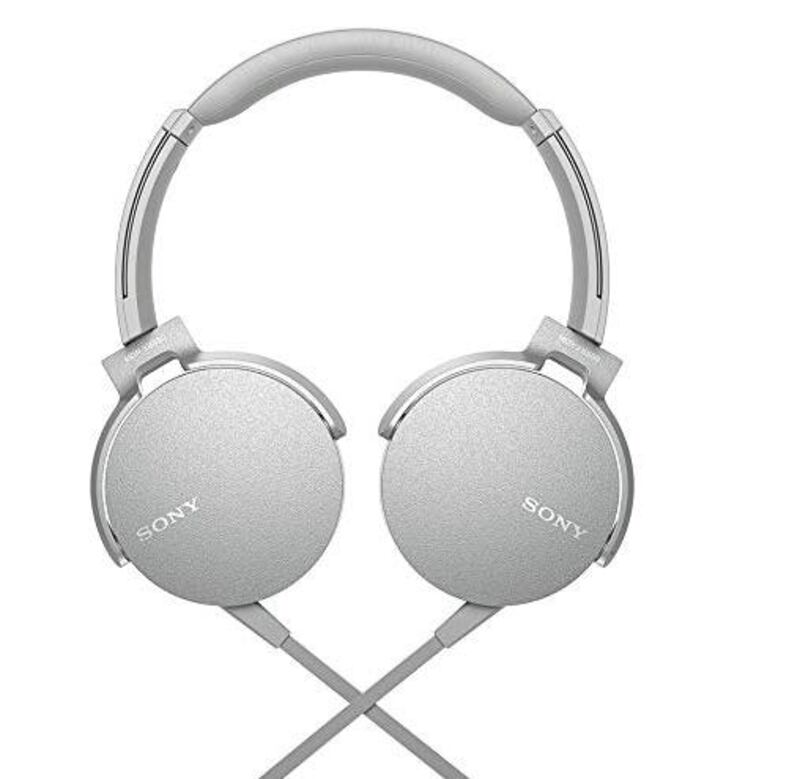 These Sony XB550AP extra bass headphones Dh99, down from Dh199, a saving of Dh100 (50 per cent). Courtesy Amazon