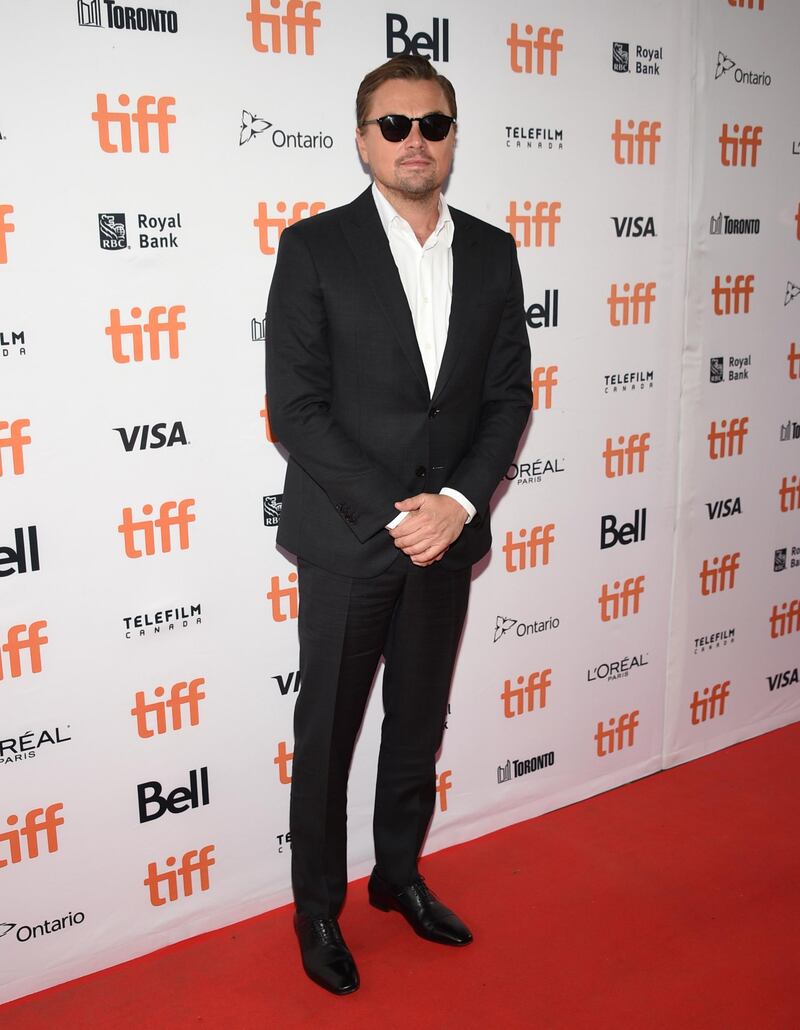 Leonardo DiCaprio attends the 'And We Go Green' premiere during the Toronto International Film Festival on September 8, 2019. AP