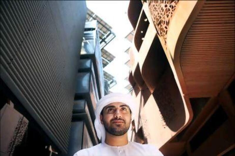 Hazza Malek, one of the 16 students on an internship at the Masdar Institute, says his motivation is high.