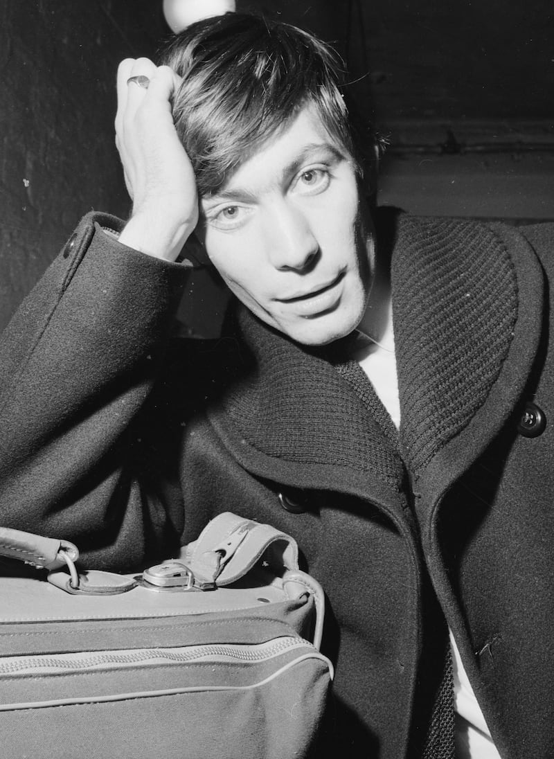 Charlie Watts, drummer for The Rolling Stones poses for a picture in December 1963, the same year he joined the band. Getty Images