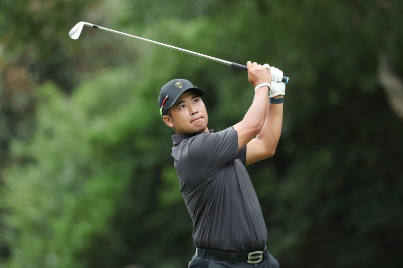 Hideki Matsuyama competed for the International team at the President's Cup last month, AFP