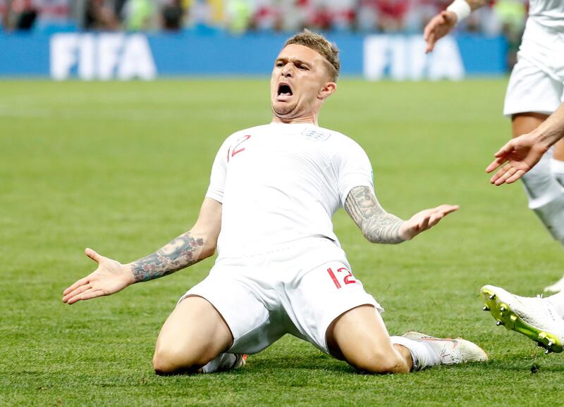 Kieran Trippier 8 - Another to have enjoyed a mesmeric rise in the space of a few months. His set pieces were a constant threat, he defended well and the cherry on the cake was his free-kick to open the scoring against Croatia. He should be set for a long and distinguished England career.  EPA