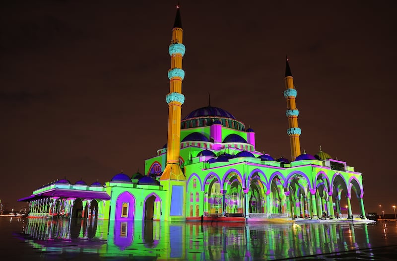 The spectacular Sharjah Masjid. EPA