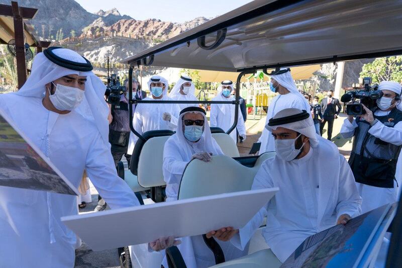 Dr. Sheikh Sultan bin Muhammad Al Qasimi, Supreme Council Member and Ruler of Sharjah, inaugurated several tourist and urban facilities and inspected various planned projects in Khor Fakkan, on Thursday morning, The Ruler of Sharjah visited Khor Fakkan to follow up on development projects in the various cities and regions of the emirate and to check on the conditions of their inhabitants, learn about their needs and provide them with the best cultural, tourism, heritage and social facilities and services. Wam