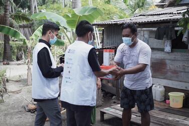 Zayed Sustainability Prize distributes 3,600 solar lanterns to families living on an off-grid Indonesian island. Courtesy: Zayed Sustainability Prize