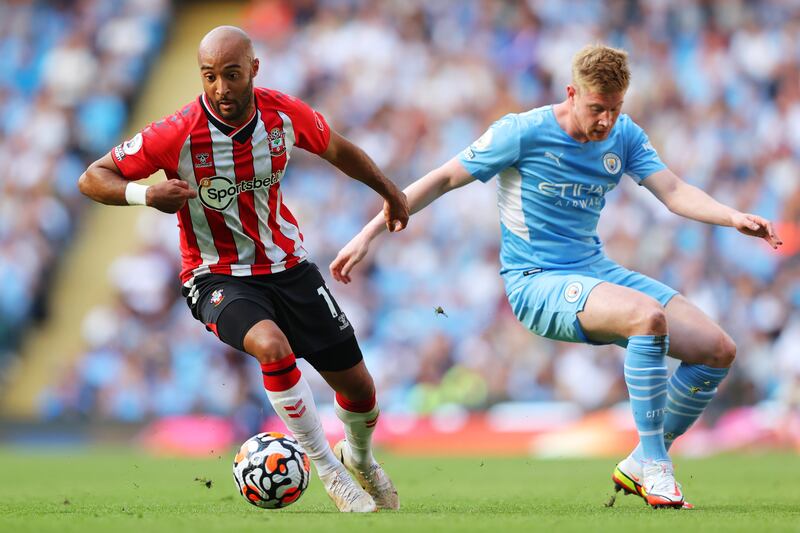 Nathan Redmond 6 - The winger wasn’t hugely productive but had some success with some passes that put the City defence under pressure. Getty