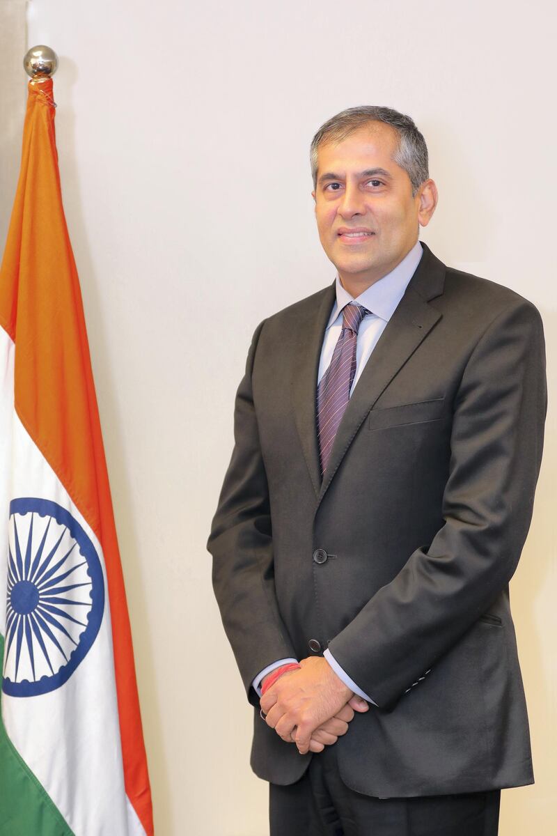 Pavan Kapoor, India's new ambassador to the UAE, rejected criticism of New Delhi's controversial citizenship law. Courtesy: Indian embassy, UAE