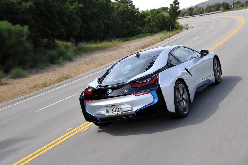 The BMW i8 will reach 100kph from a standstill in just 4.4 seconds.