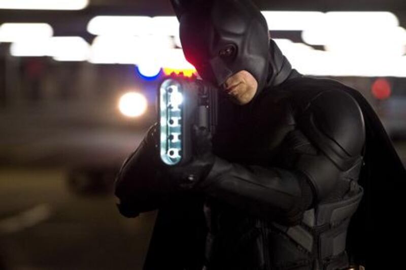 Christian Bale as Batman in The Dark Knight Rises; Courtesy Warner Bros Pictures