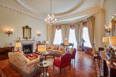 The Park Lane mansion has four reception rooms for entertaining. Wetherell / Darran Mulcahy Photography