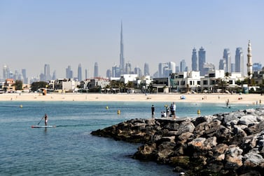 Dubai’s external trade reached Dh323 billion in the first quarter of 2020 . AFP