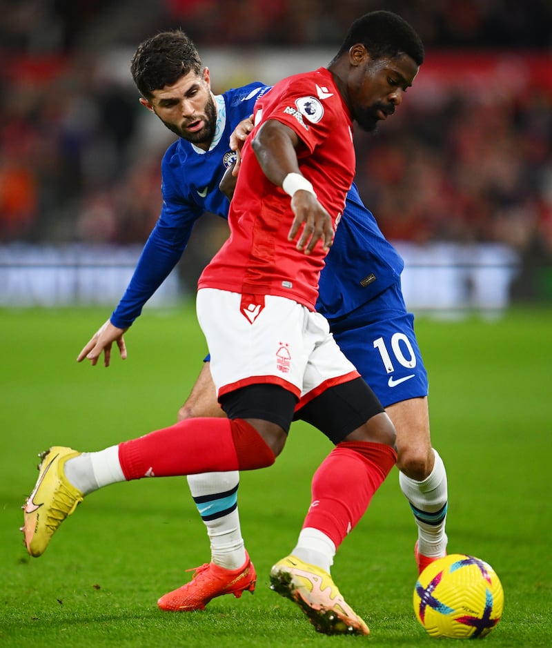 Christian Pulisic - 6, Looked threatening in one-on-one situations and delivered the cross that resulted in Sterling’s goal. However, he hit a weak shot from a promising position and was outjumped by Boly for the equaliser. Getty