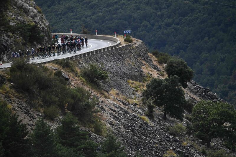 The peloton during Stage 3 of the Tour de France. AFP