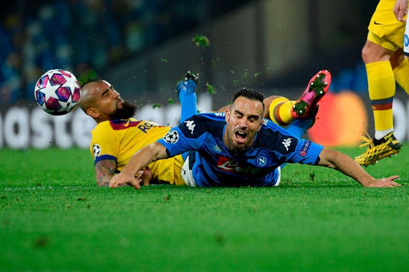 Napoli's defender Nikola Maksimovic. AFP