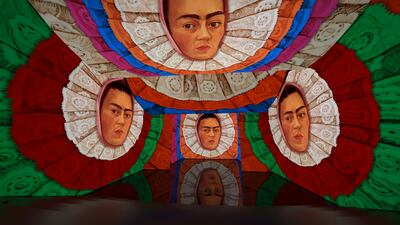 Step into the life of Frida Kahlo in digital format. Photo: Theatre of Digital Arts