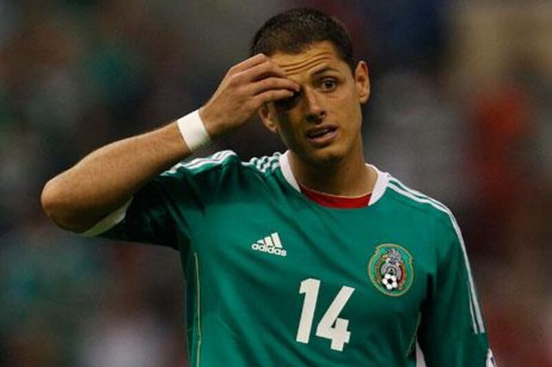 Javier Hernandez failed to register a shot during their Fifa World Cup qualifier against Costa Rica, which ended in a draw on Tuesday.