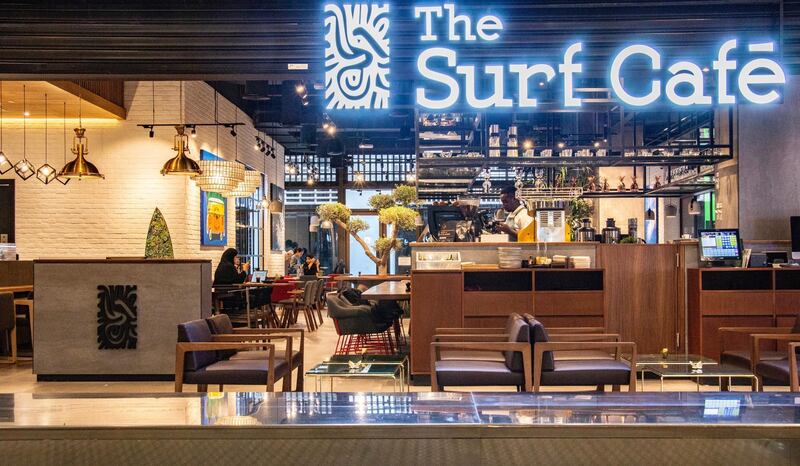 Surf Cafe is now open at The Mall at the World Trade Centre in Abu Dhabi. Surf Cafe