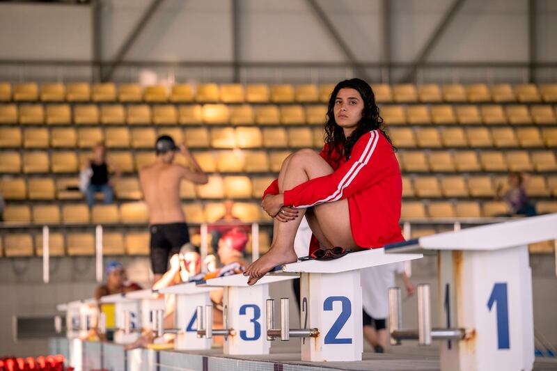 The Swimmers was also recently released on Netflix. The film is based on the true story of Yusra and Sarah Mardini, two teenage sisters who escape war in Syria in the hope of making it to the 2016 Rio Olympics. Photo: Netflix