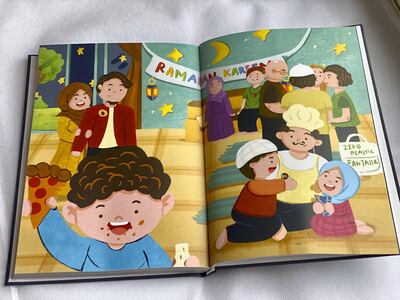 The colourful illustrations are sure to catch a child's attention 